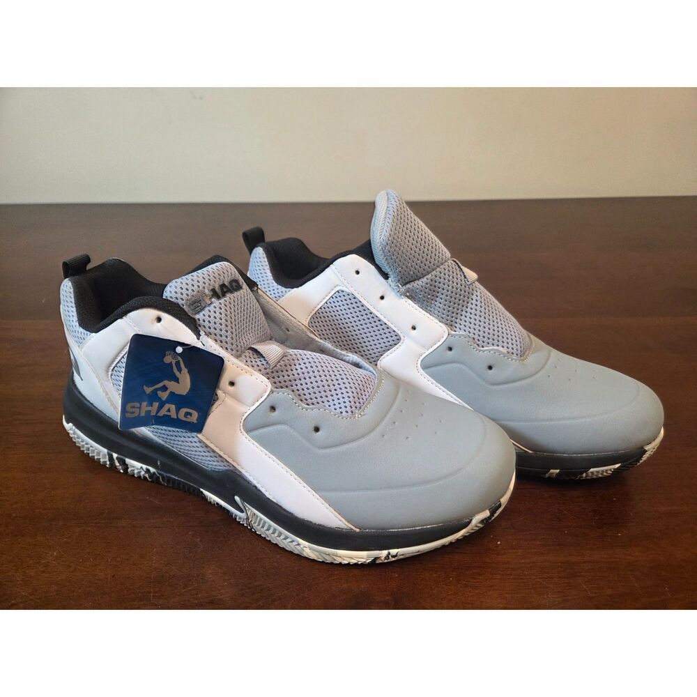 Share Shaq Mens Shoes Size US 10.5 Scion White NEW Grey White Shoes Sneakers